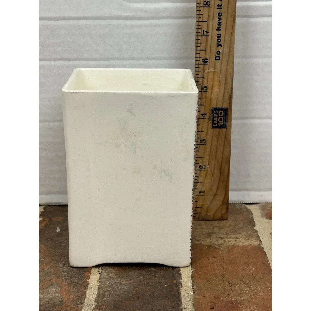 Vintage Porcelain Canister Tea Roses 20's-40's Cottagecore Farmhouse Country